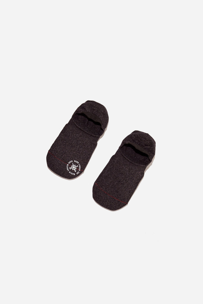 Basic Melange Invisible Sock | Black | Mr. Gray