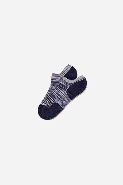 Mesh Paneling Sock | Navy