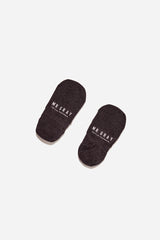 Basic Melange Invisible Sock | Black