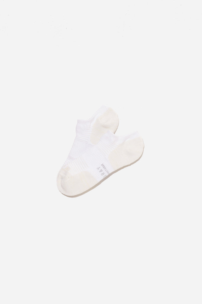 Mesh Paneling Sock | White
