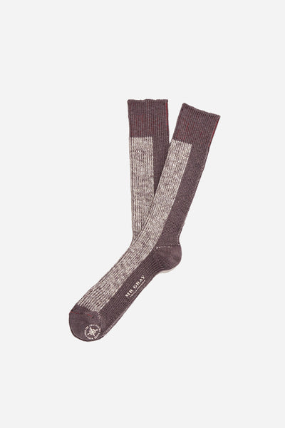 Melange / Solid Sock | Gray